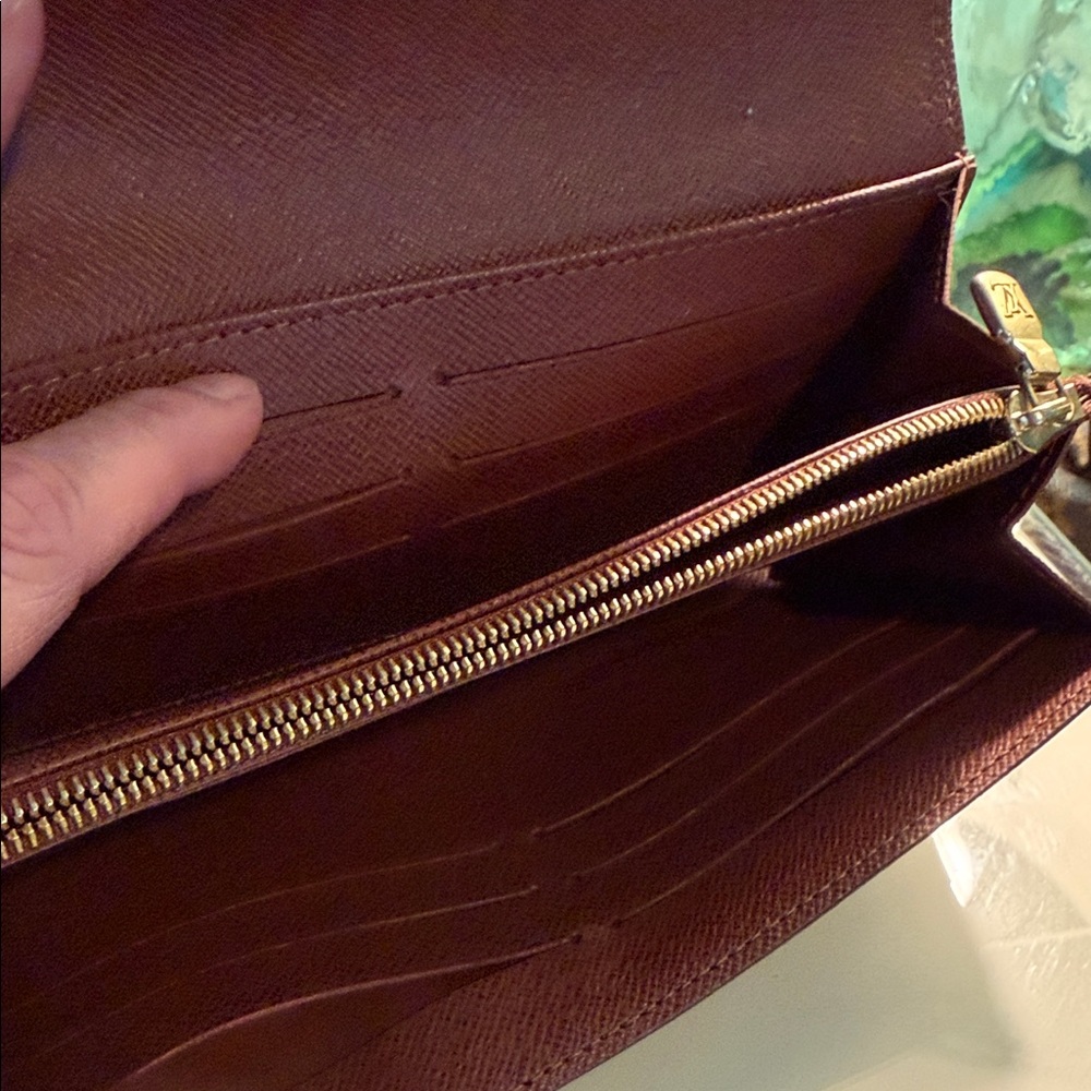Louis Vuitton Dark Brown Monogram Wallet - Picture 7 of 9